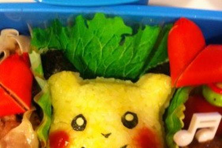 キャラ弁 型で簡単にピカチュウ レシピ 作り方 By りぃあぁ ママ クックパッド 簡単おいしいみんなのレシピが373万品