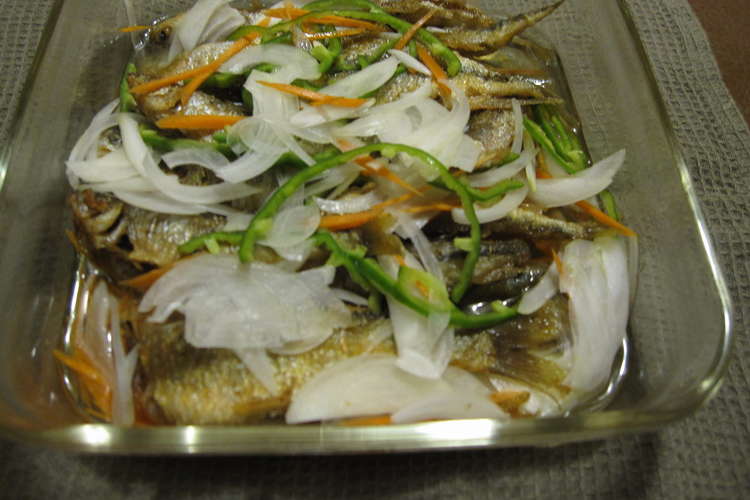 ハヤ 川魚 の南蛮漬け レシピ 作り方 By ハラギャーテイ クックパッド