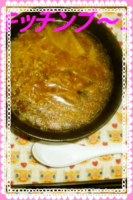 マルちゃん正麺で坦々麺風の画像