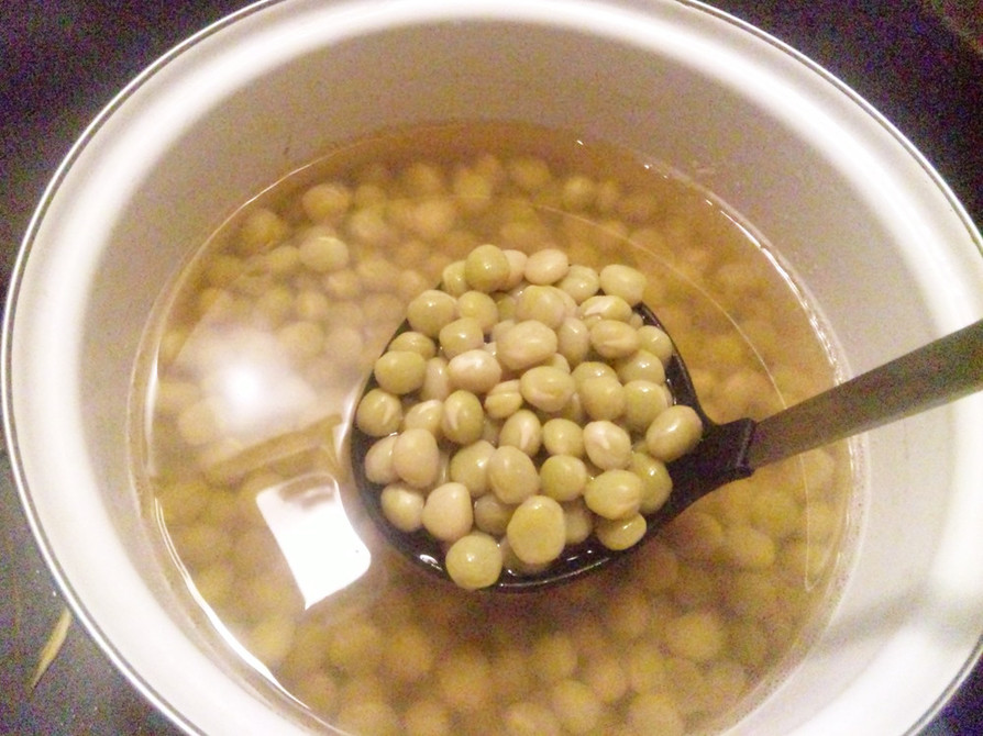 基本の“き”　青えんどう豆の水煮の画像