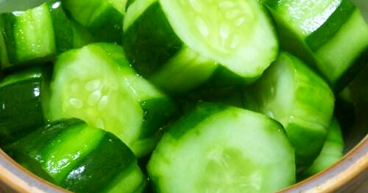 美味し い きゅうりの焼酎漬け レシピ 作り方 By Kママ４１８７ クックパッド 簡単おいしいみんなのレシピが359万品