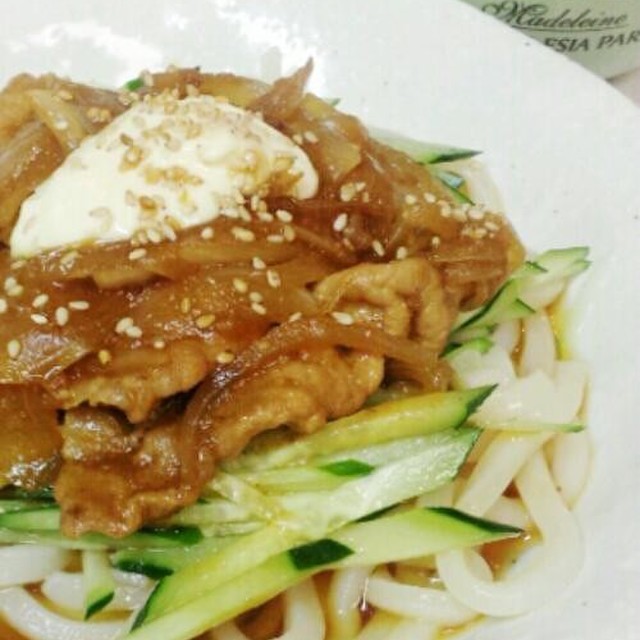 スタミナ 簡単冷やしうどん 夏バテ解消 レシピ 作り方 By コスモスかりん クックパッド