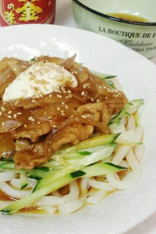 ☆スタミナ☆簡単冷やしうどん♪夏バテ解消の画像