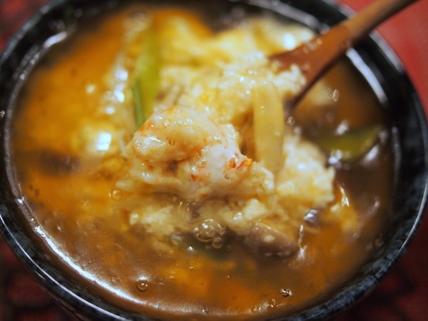 豆腐と蟹のとろろ蒸しの画像