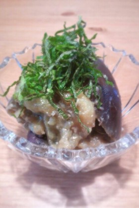 生姜がきいてる☆さっぱり茄子の酢味噌あえ