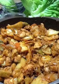 ダッカルビ(鶏の辛炒め)☆韓国料理