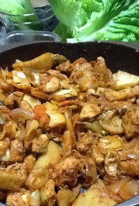 ダッカルビ(鶏の辛炒め)☆韓国料理