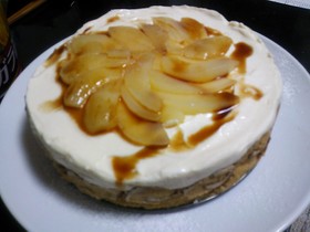 プリンの素で時短レアチーズ