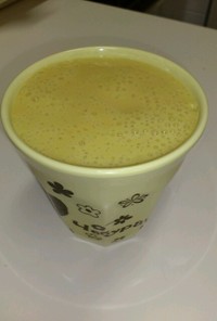 簡単☆紅茶豆乳＋桃のスムージー