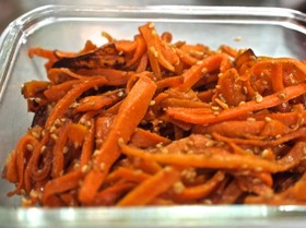常備菜☆にんじんのごま味噌きんぴら
