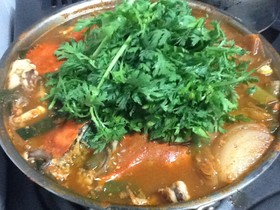 韓国☆お家でコッケタン(渡り蟹の寄せ鍋)