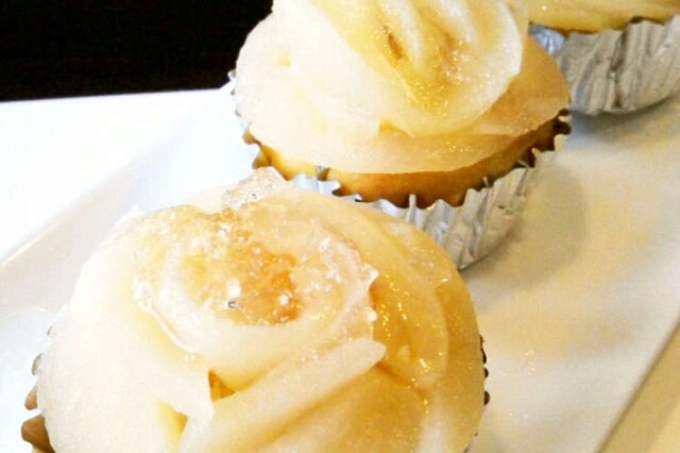 桃缶でバージョンアップ カップケーキ レシピ 作り方 By あめっちょ クックパッド 簡単おいしいみんなのレシピが350万品