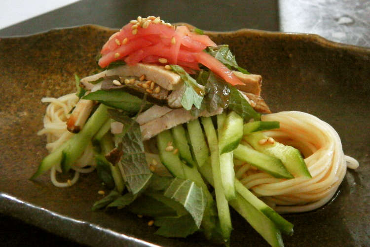 そうめん冷やし中華風 レシピ 作り方 By はーたんのおっかさん クックパッド 簡単おいしいみんなのレシピが355万品