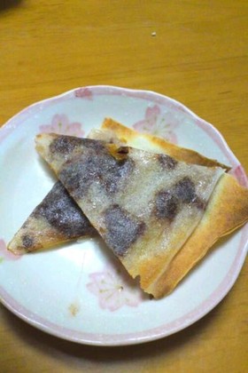 春巻きの皮でおやつ