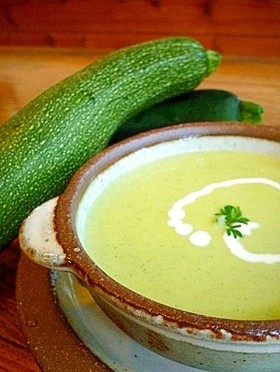 夏野菜!ズッキーニのポタージュスープ