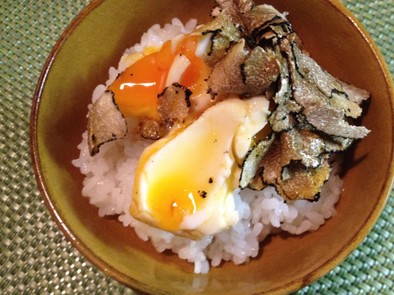 「右京」のトリュフ卵かけご飯　アレンジの写真