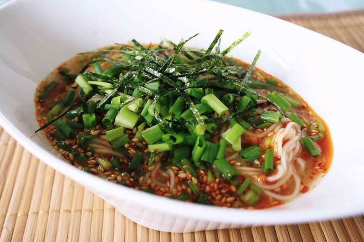 胡麻だれラー油de冷やし坦々そうめん レシピ 作り方 By ゆっぴーゆっぴー クックパッド 簡単おいしいみんなのレシピが360万品