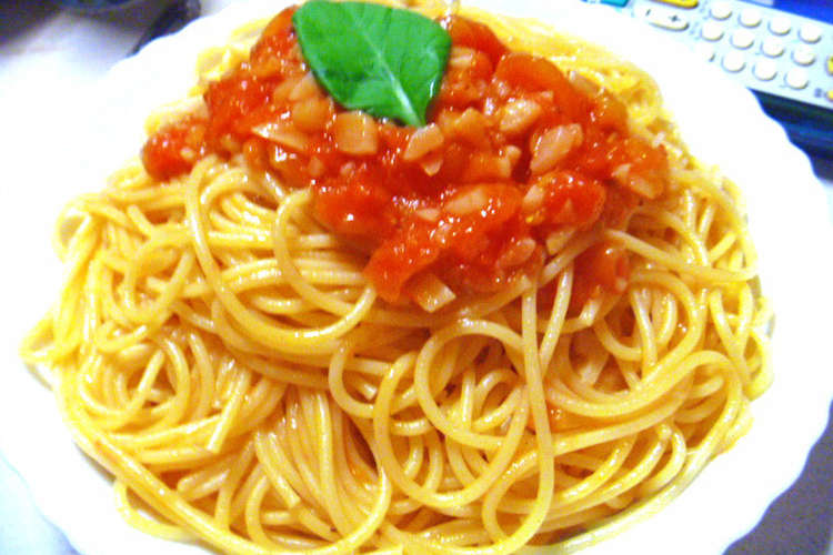 具など要らぬ トマトソースパスタ レシピ 作り方 By ヨシトミ クックパッド