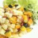 コロコロ野菜とカリカリベーコンのサラダ