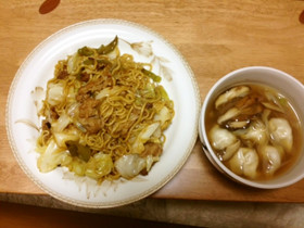 つけ麺風焼きそば