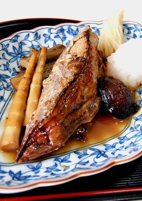 鮪カマトロの生姜煮
