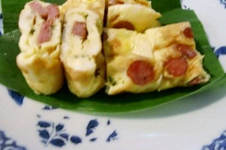 ソフトサラミとパセリ入りの 夏の卵焼き レシピ 作り方 By 小世界 クックパッド
