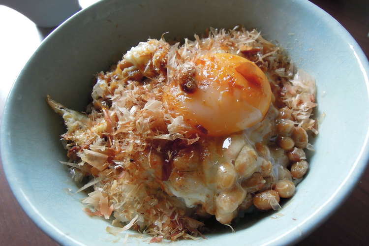 簡単 焼き納豆丼 マンネリな朝食に レシピ 作り方 By ぶーすかおくさま クックパッド 簡単おいしいみんなのレシピが354万品