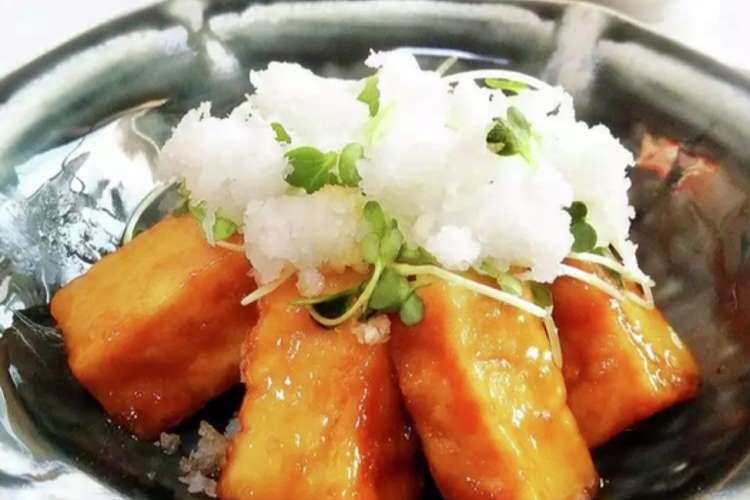 厚揚げの甘辛 おろし乗っけ レシピ 作り方 By ねっちゃんっ クックパッド 簡単おいしいみんなのレシピが364万品