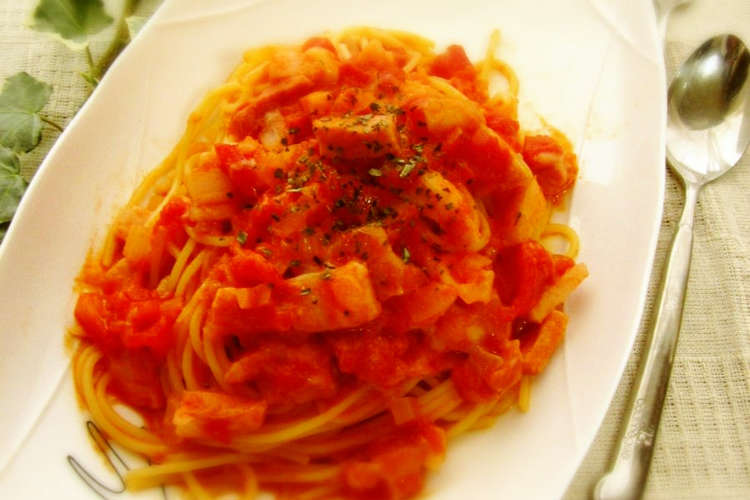 トマト スパゲティ