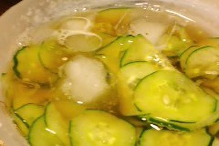 きゅうりの冷たいピリ辛スープ レシピ 作り方 By Iketon2 クックパッド 簡単おいしいみんなのレシピが360万品