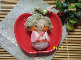 バァバおにぎり☆キャラ弁