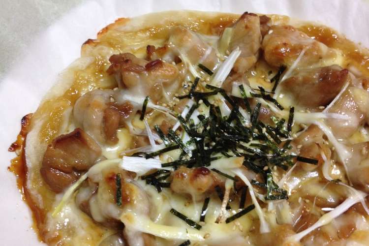 簡単 発酵なしの照り焼きチキンピザ レシピ 作り方 By Yuchin5210 クックパッド 簡単おいしいみんなのレシピが360万品