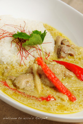 本格☆簡単アジアン料理『グリーンカレー』