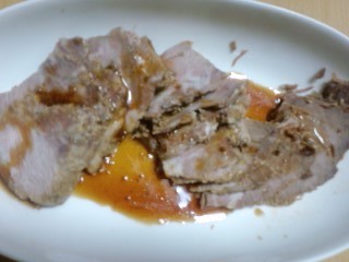 蒸し豚の焼き肉のたれ味の画像