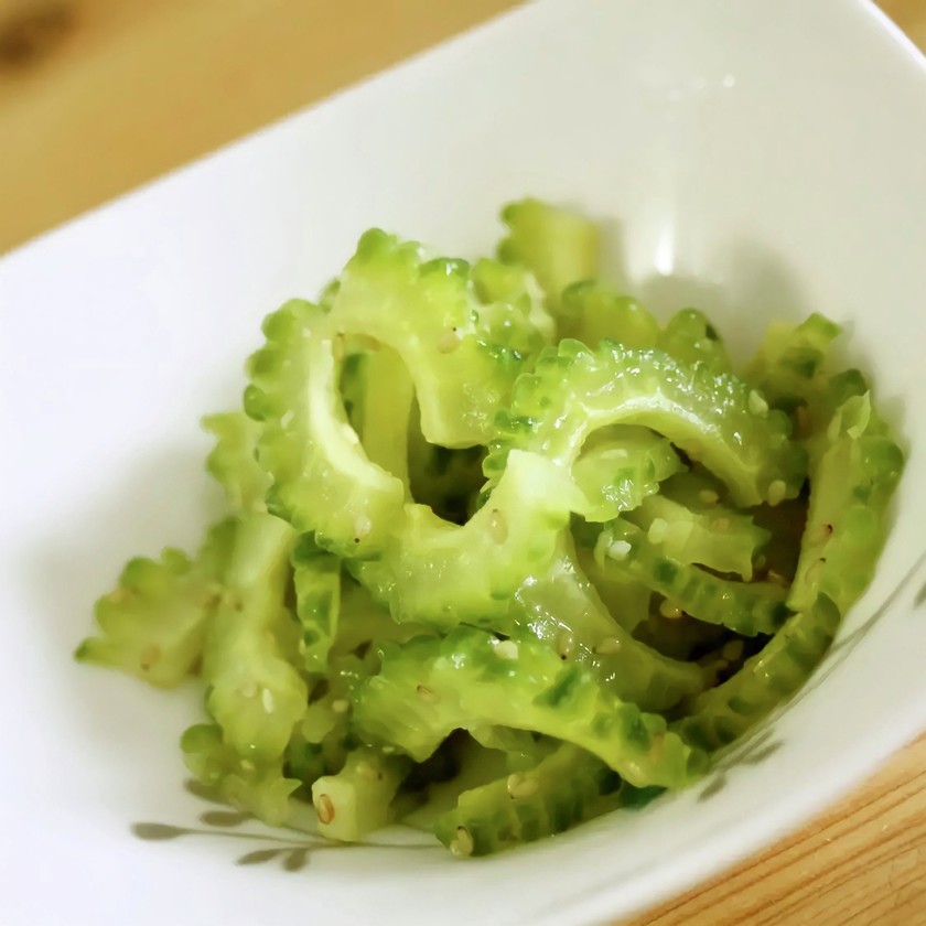 もう一品の野菜のおかず。ゴーヤのナムル