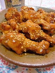 ♔鶏手羽元の甘辛さっぱり煮♔人気レシピ♪の写真