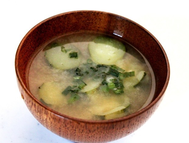 ばあちゃんの味☆胡瓜の味噌汁の画像
