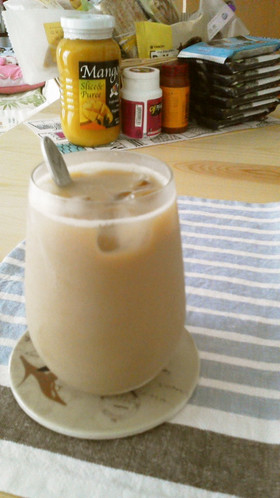 優しくなれるカフェオレ♪夏のアイスver