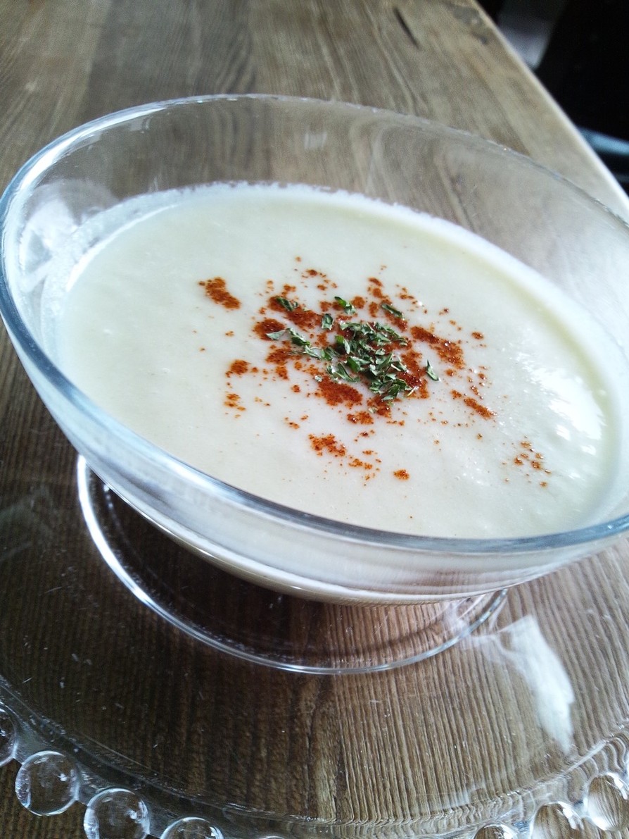 簡単♪セロリ&ジャガイモの冷製スープの画像