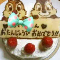 みんなの チップとデール ケーキ レシピが7品 クックパッド