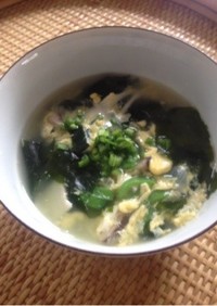 モロッコいんげんの中華スープ