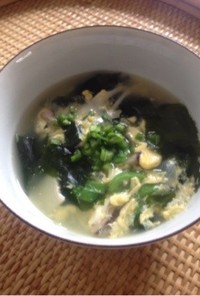モロッコいんげんの中華スープ