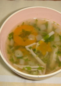 カニかまスープ