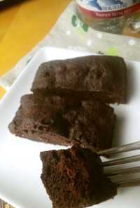 レンジで5分☆簡単チョコレートケーキ