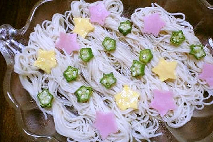 七夕の日の天の川そうめん レシピ 作り方 By Undress クックパッド