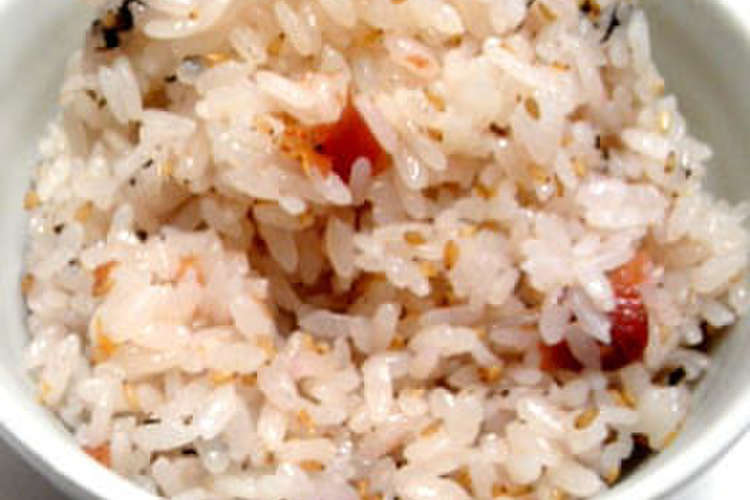 超簡単 梅干しの炊き込みご飯 レシピ 作り方 By 簡単でおいしいが好き クックパッド