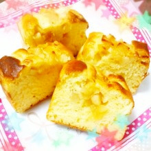 HMで簡単♡りんごのパウンドケーキ
