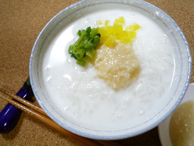 真夏のMKG!塩麹のミルク茶漬け