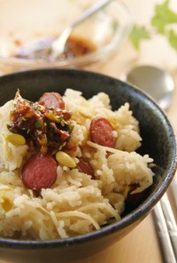 韓国料理★ピリ辛豆もやしごはん