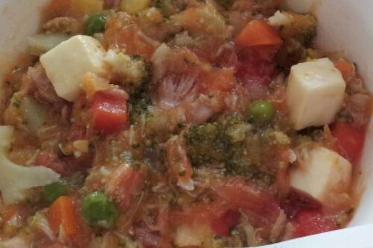 ツナと野菜のトマト煮 離乳食 後期 レシピ 作り方 By 蒼涼ママ クックパッド 簡単おいしいみんなのレシピが376万品